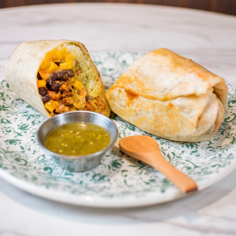 Delicious Al Pastor Burrito