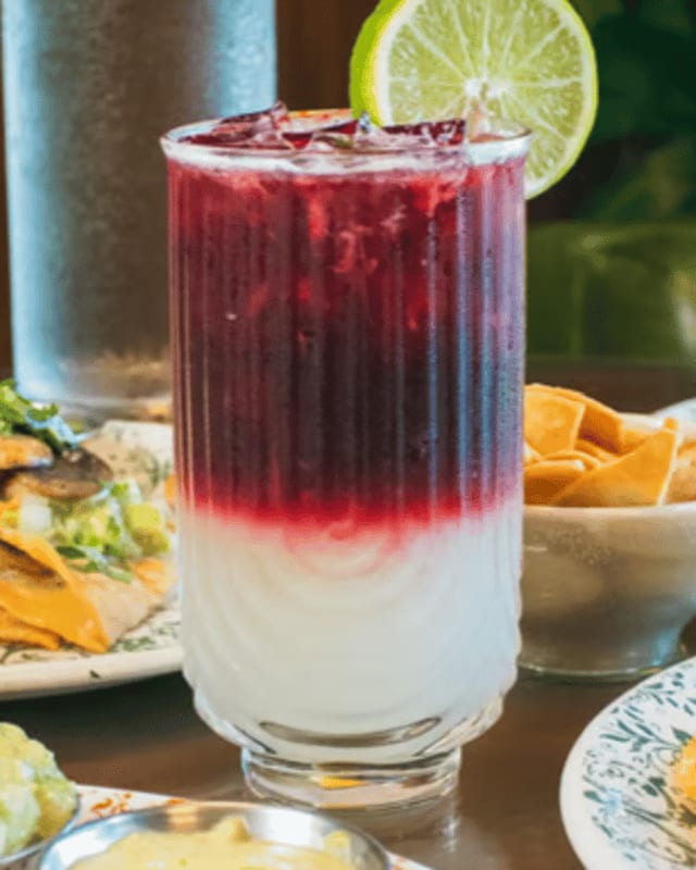 Hibiscus limeade.