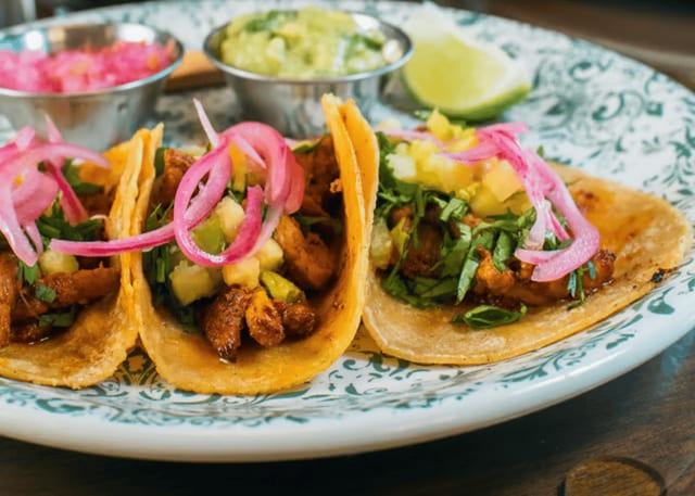 Al pastor taco.