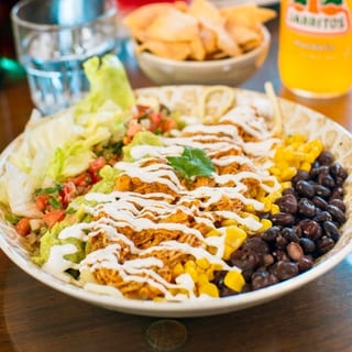 Spicy chicken tinga bowl